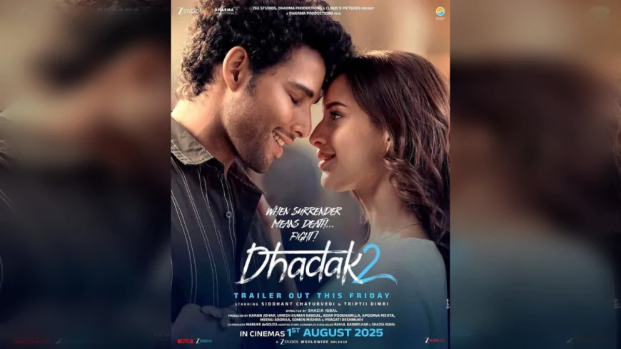 Siddhant Chaturvedi Unleashes Magnetic Intensity in Dhadak 2 Poster Reveal