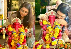Before Visarjan, Madhurima Tuli Leaned In to Whisper Her Special Wish in Bappa’s Ears